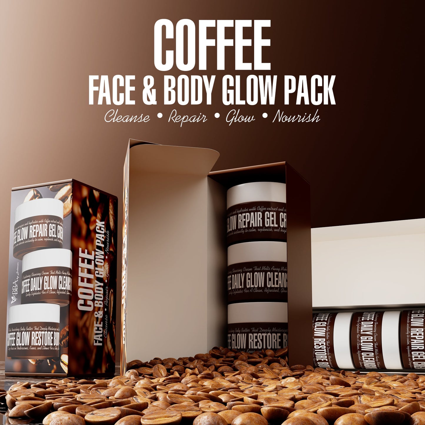Coffee Face & Body Glow Pack