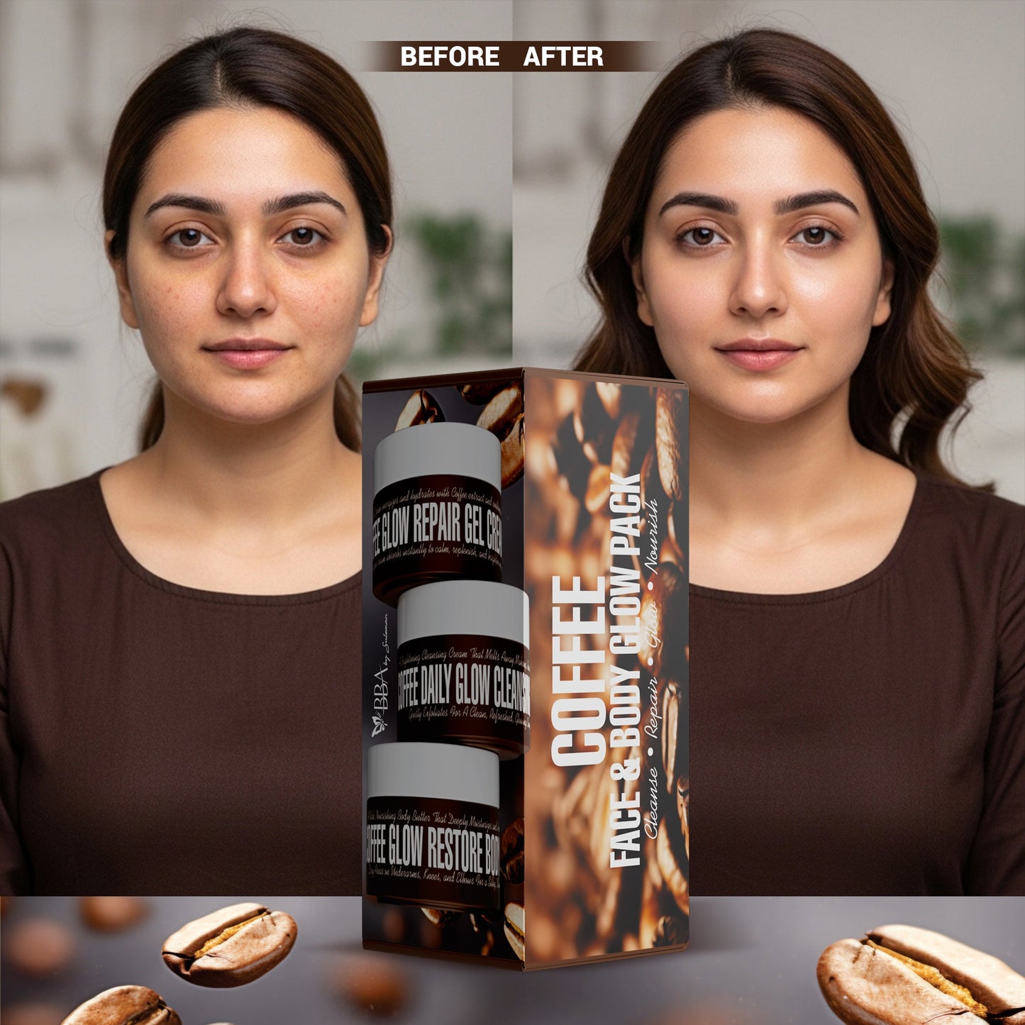 Coffee Face & Body Glow Pack