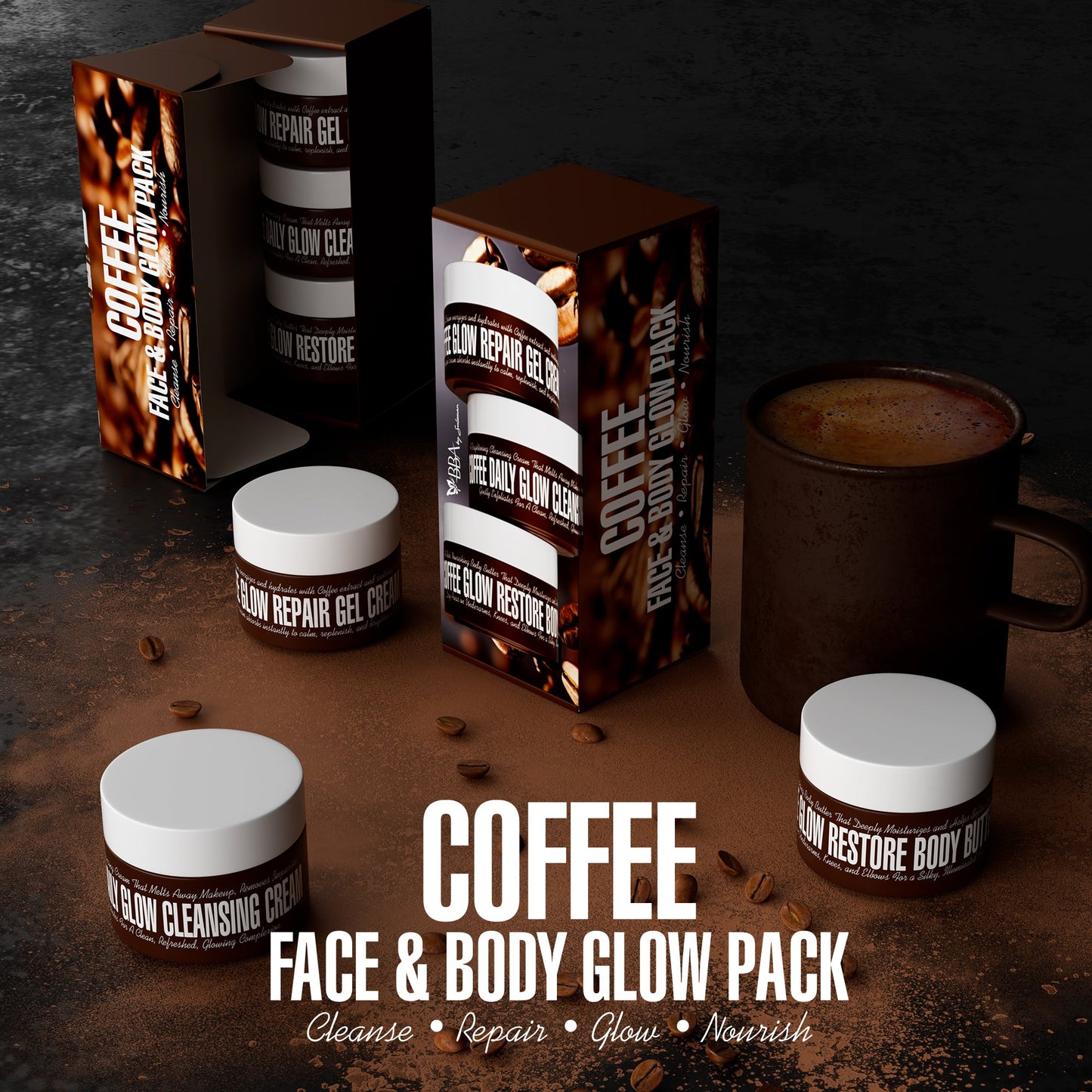 Coffee Face & Body Glow Pack