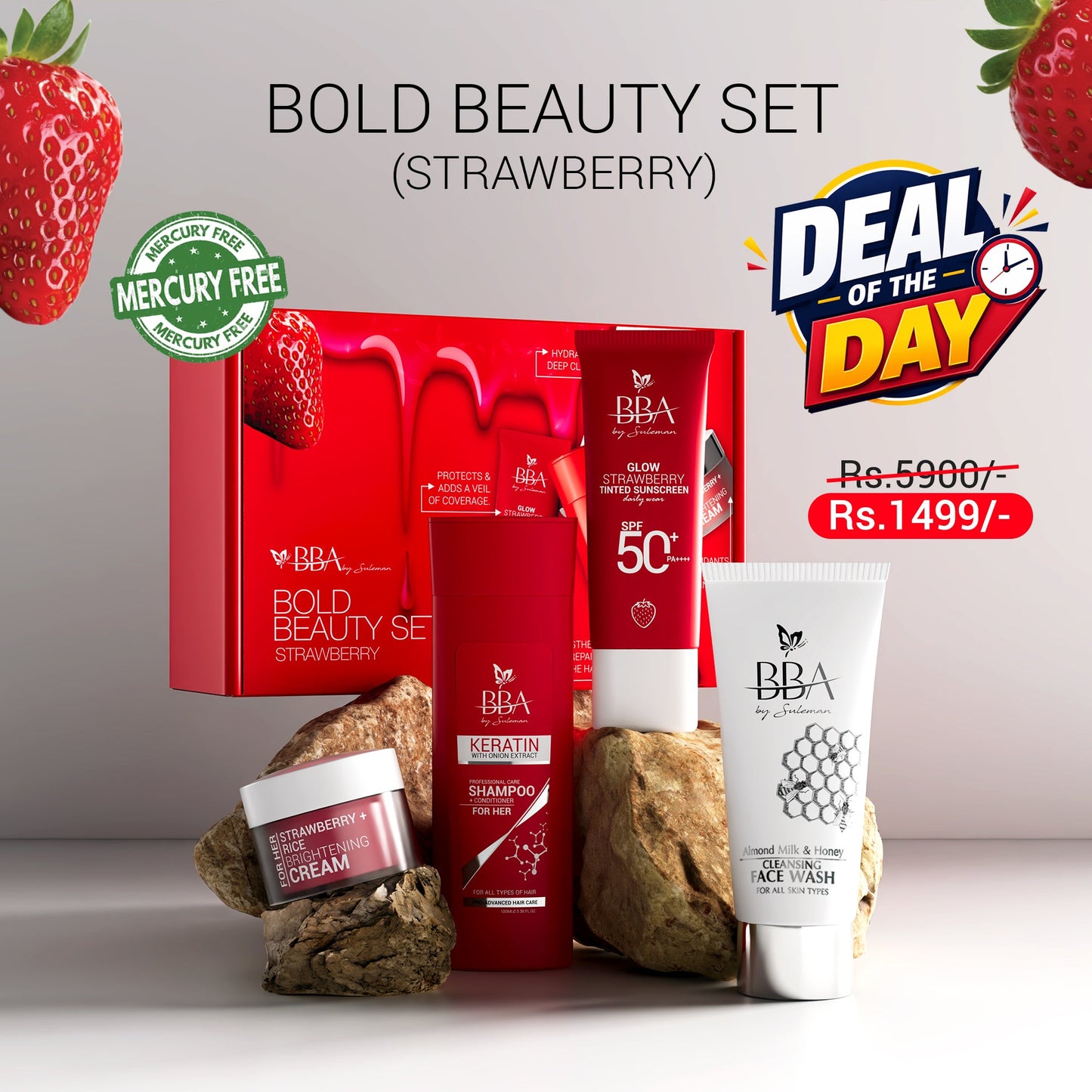 Bold Beauty Set (Strawberry)