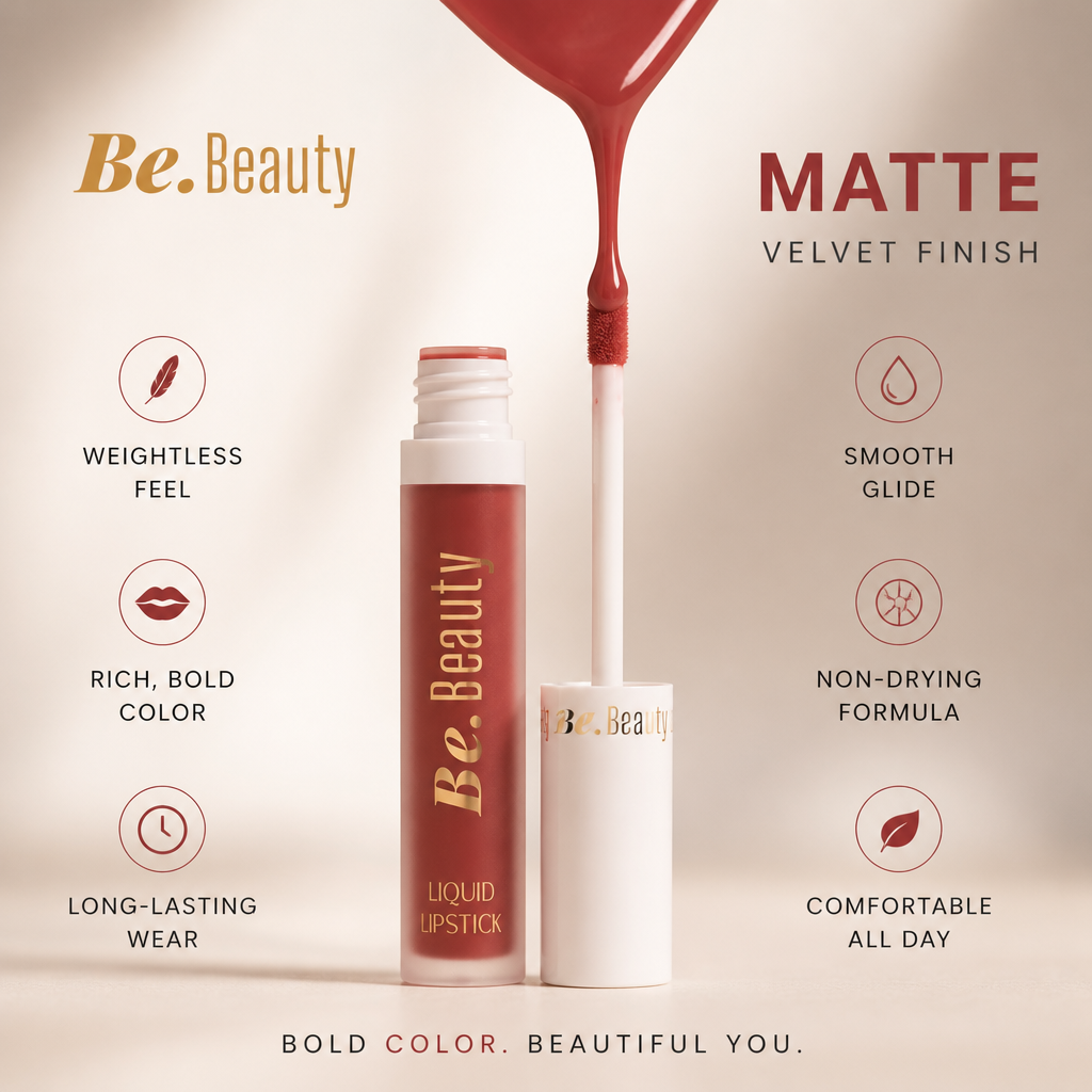 Be Beauty Matte Cover Liquid Lipstick