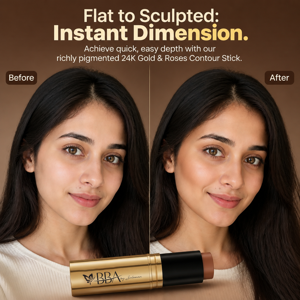 24K Gold & Roses Contour Stick
