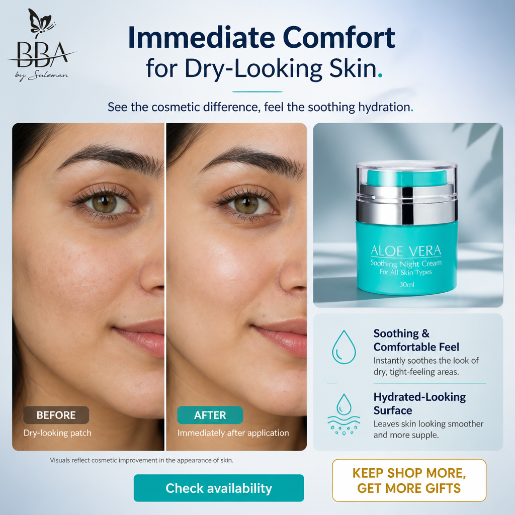 ALOE VERA - SOOTHING NIGHT CREAM (for all skin type)