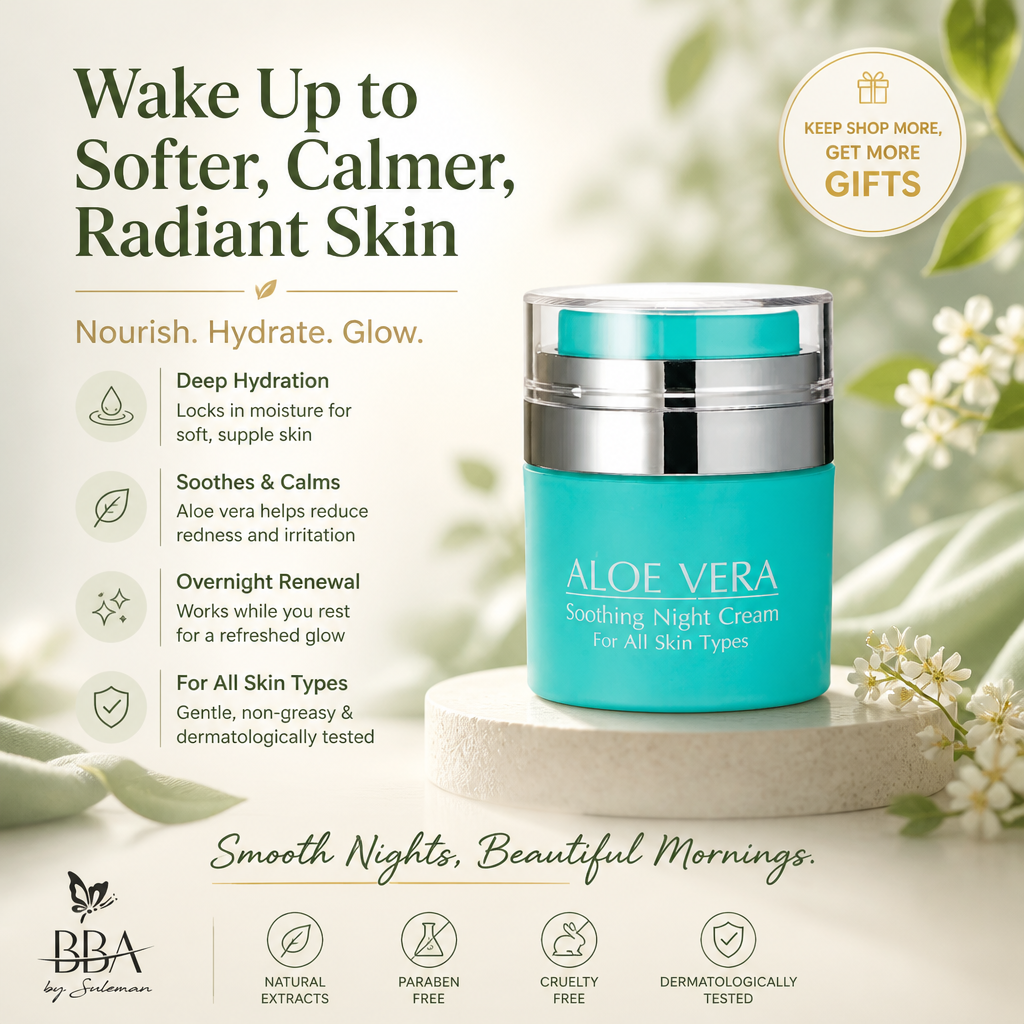 ALOE VERA - SOOTHING NIGHT CREAM (for all skin type)