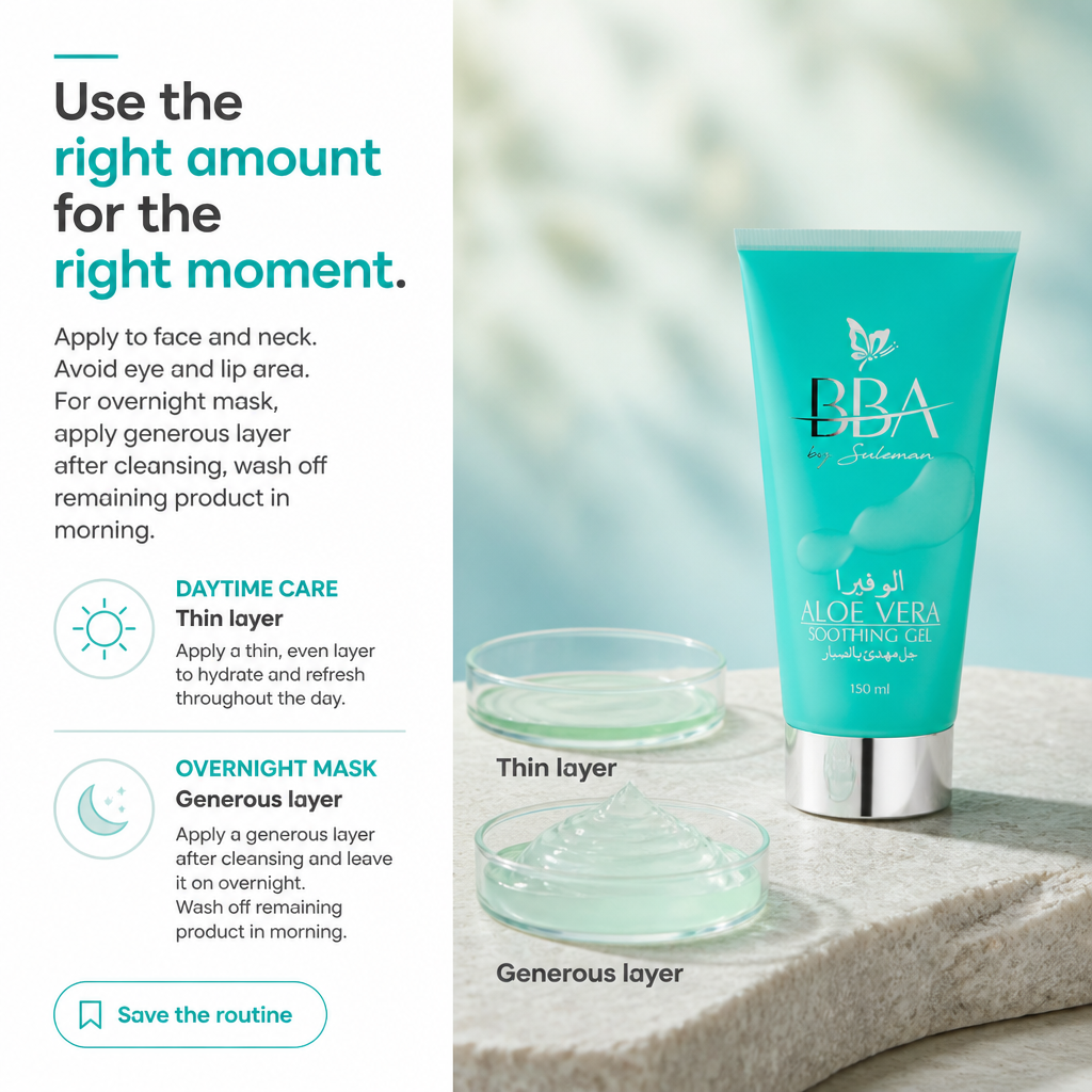ALOE VERA - SOOTHING GEL (for all skin type)