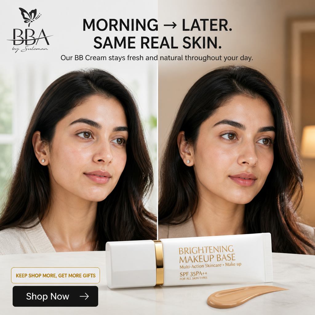 BRIGHTENING MAKEUP BASE (Multi-Action Skincare + Make up) BB CREAM