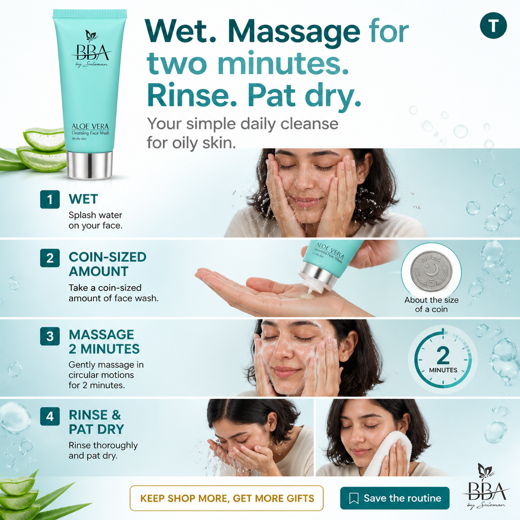 ALOE VERA CLEANSING FACE WASH ( FOR OILY SKIN)