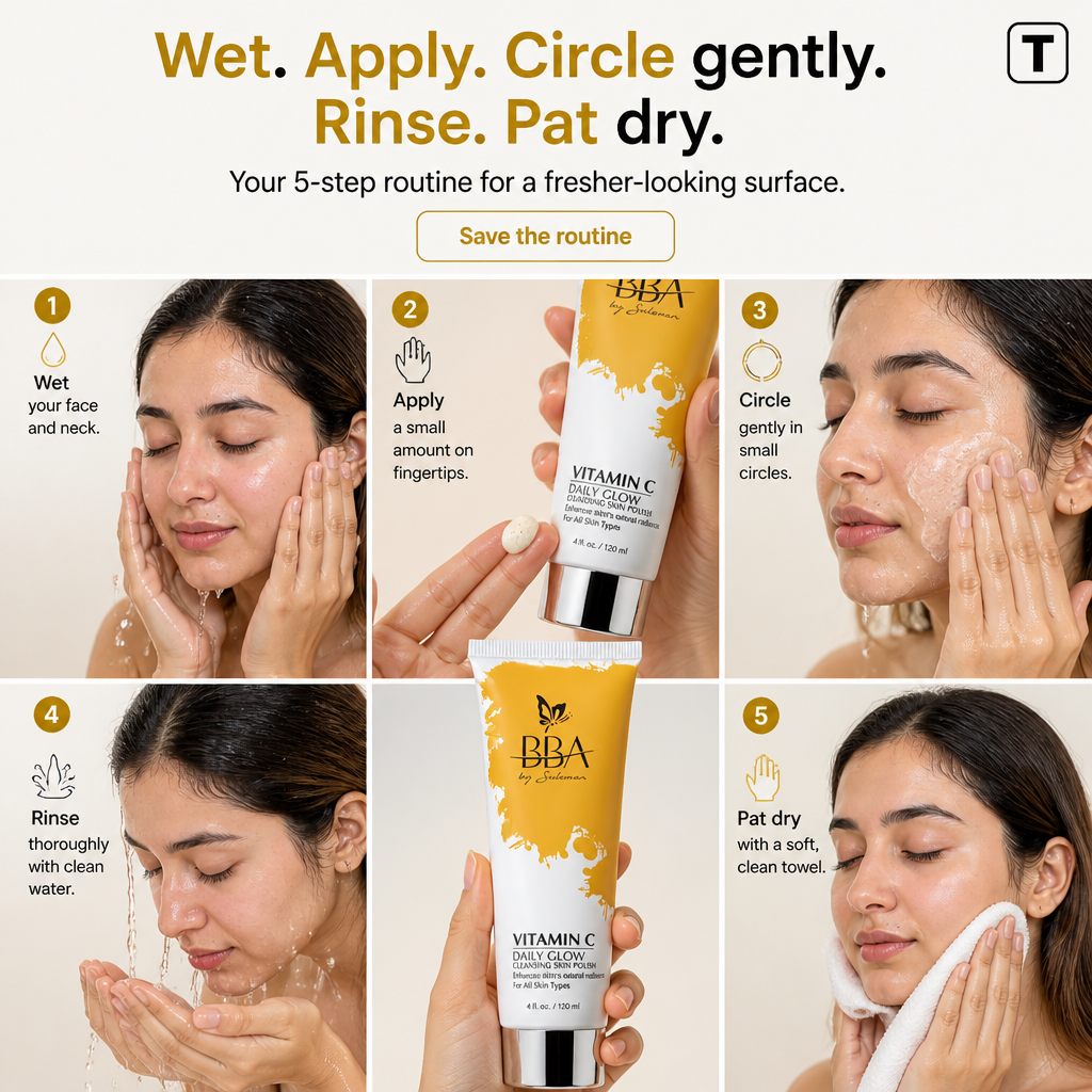 VITAMIN C - DAILY GLOW CLEANSING SKIN POLISH
