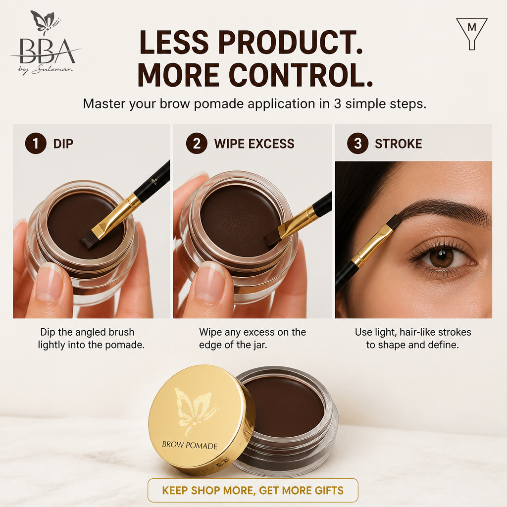 24K Gold & Roses Brow Pomade