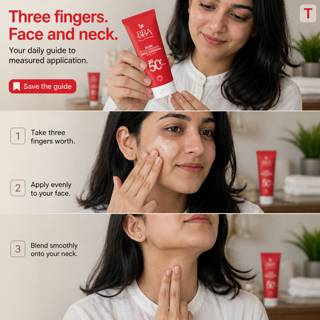Glow Strawberry Tinted Sunscreen SPF50+ PA++++