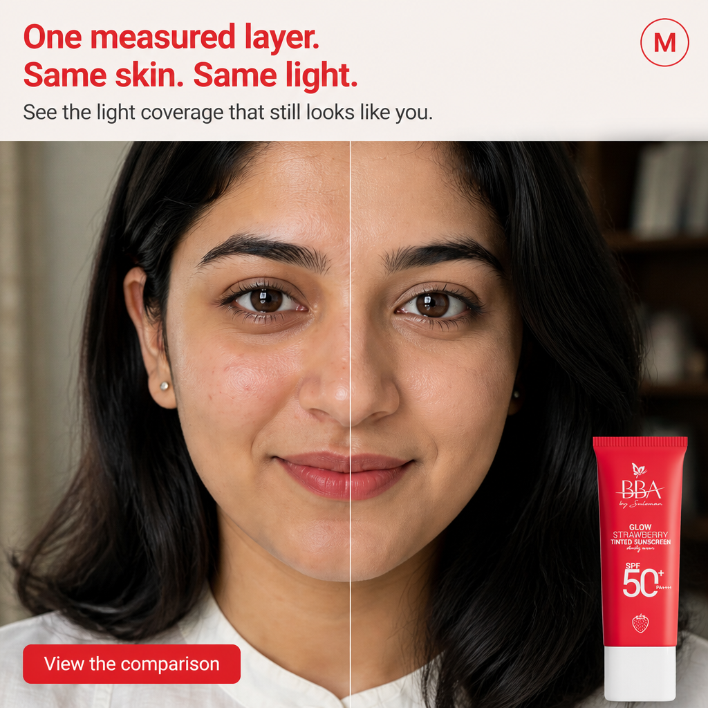 Glow Strawberry Tinted Sunscreen SPF50+ PA++++