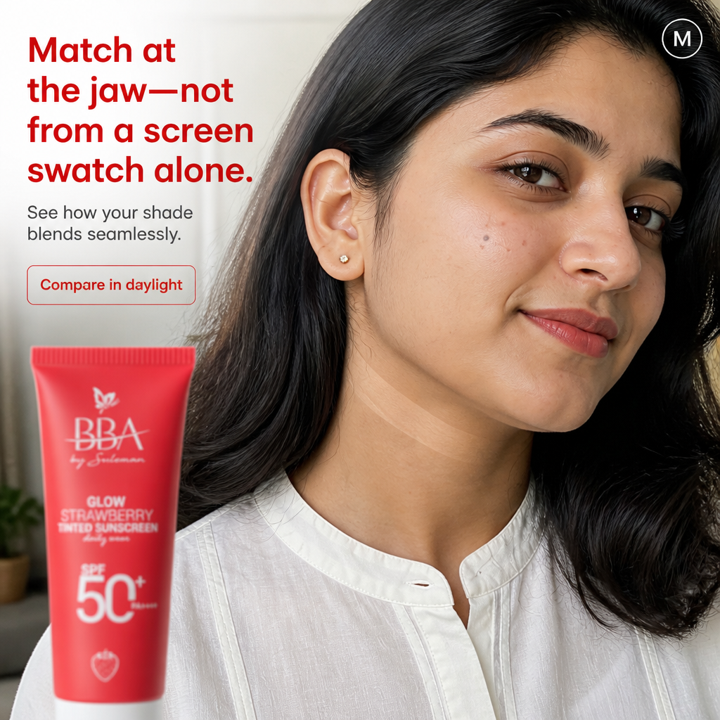 Glow Strawberry Tinted Sunscreen SPF50+ PA++++