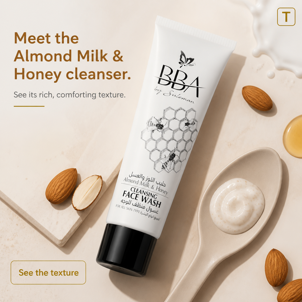 Almond Milk & Honey CLEANSING FACE WASH ( FOR ALL SKIN TYPES)