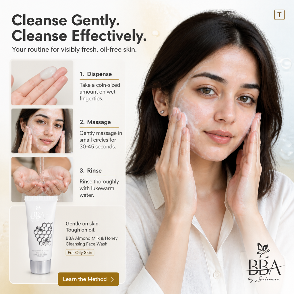 Almond Milk & Honey CLEANSING FACE WASH ( FOR OILY SKIN)