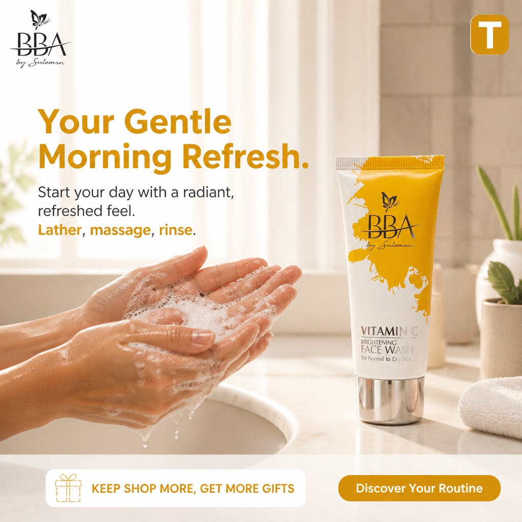 VITAMIN C - BRIGHTENING  FACE WASH (For Normal to Dry Skin)