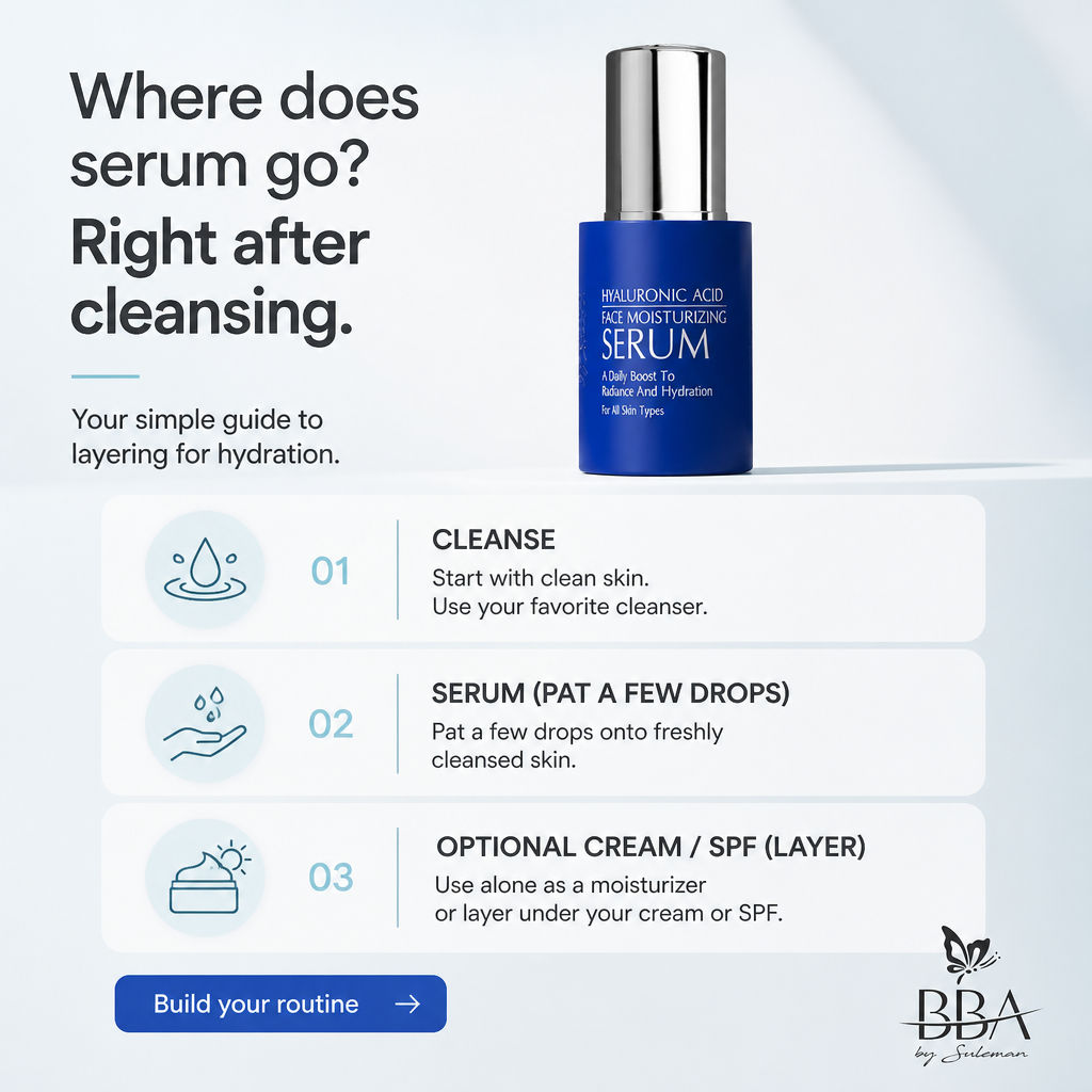 HYALURONIC ACID - FACE MOISTURIZING SERUM
