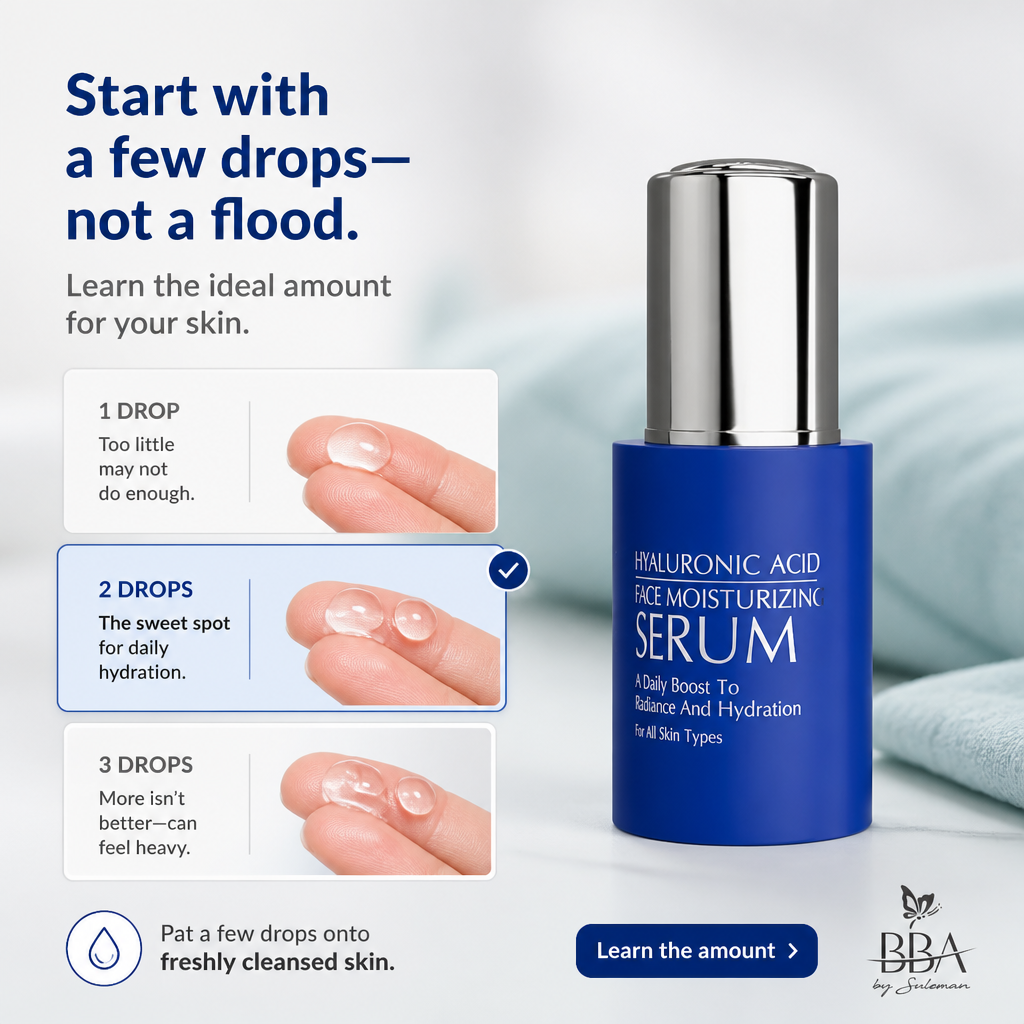 HYALURONIC ACID - FACE MOISTURIZING SERUM